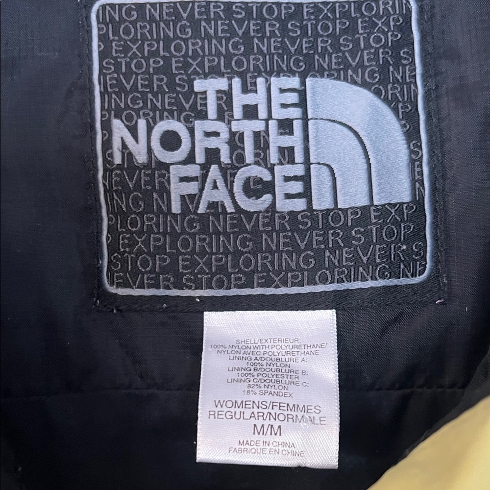 The North Face Women's light green, blue and Black Ski Jacket - Picture 2 of 9